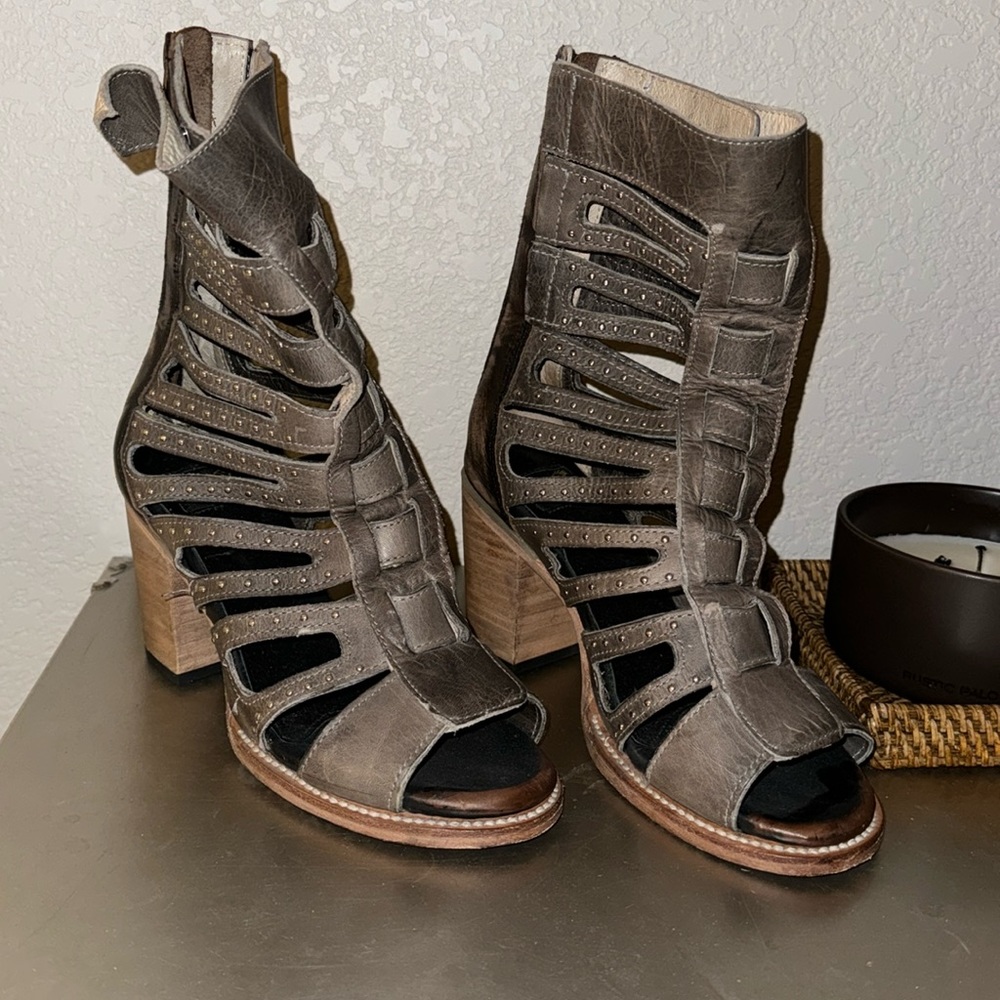 Freebird ‘Lotus’ strappy heels